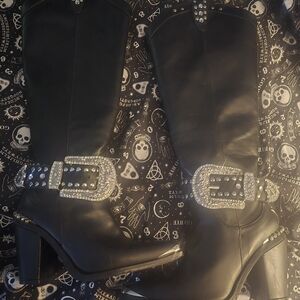 Sold out club exx sherrif knee high boots